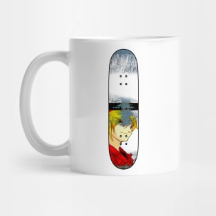 Distressed Skateboard - NC - Ken Mug